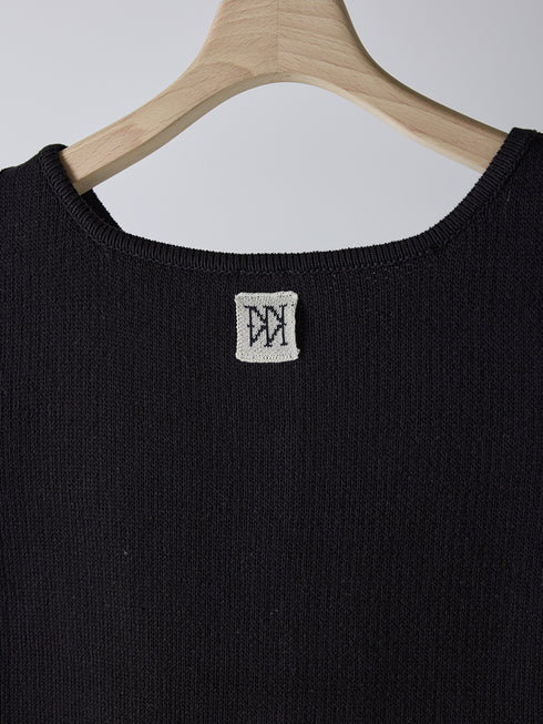 【 予約:2月上旬 】BOAT NECK KNIT VEST /Y261-91017